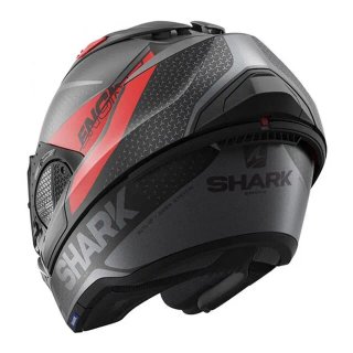 Casco Modular Shark Evo GT Encke Negro Rojo