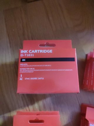 Cartuchos de tinta E1-T1631, E1-T1632, E1-T1633, E