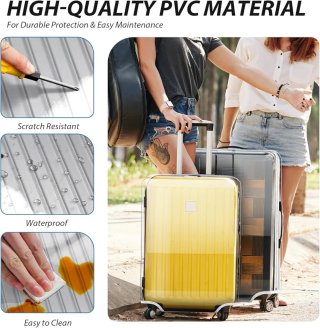 Funda para Maletas de PVC Elástico Impermeable par