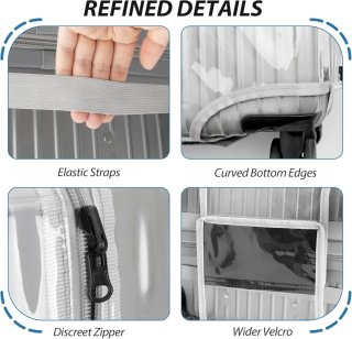 Funda para Maletas de PVC Elástico Impermeable par
