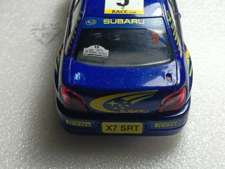 Carrocería y chasis Subaru Scalextric