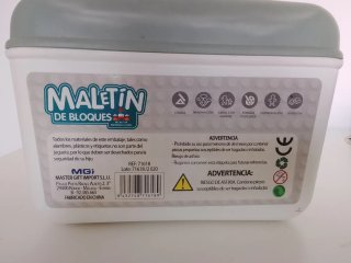 Maletín de bloques para niños