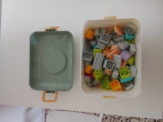 Maletín de bloques para niños