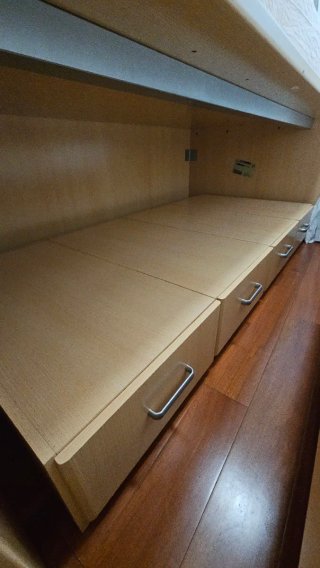 Cama nido madera con cajones y mueble