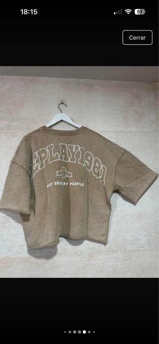 Sudadera Replay Marrón Talla L