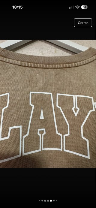 Sudadera Replay Marrón Talla L