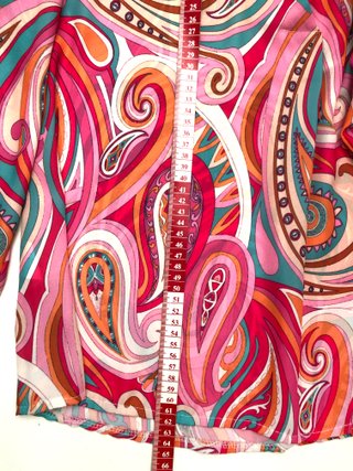 Blusa estampado paisley multicolor