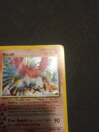Ho-oh Neo Revelation Pokémon holo