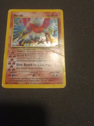 Ho-oh Neo Revelation Pokémon holo