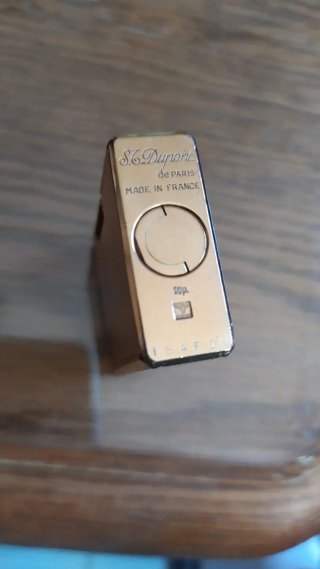 Mechero S.T. Dupont Vintage chapado en oro