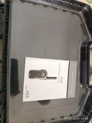 2 Walkie Talkies AEG con Cargadores