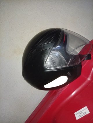 Casco de moto LS2 negro