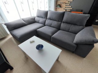 Sofá Chaiselong 3 Plazas Gris
