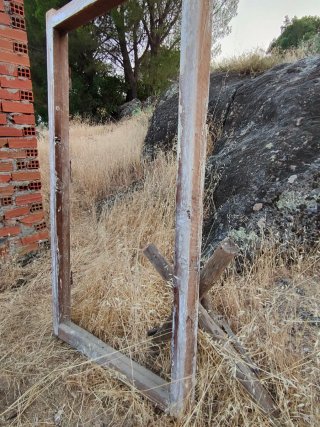 Puerta de madera antigua