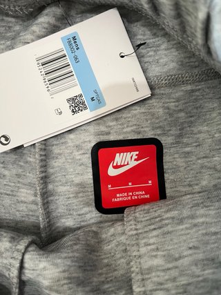 Conjunto Nike Tech Fleece Gris Talla M
