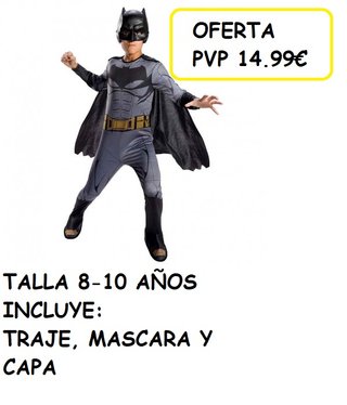 Disfraz Batman Talla 8-10 Años Nuevo