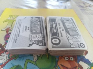 Lote de  Cromos liga Santander temporada 2019-20