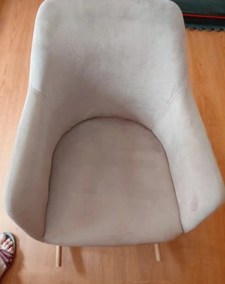 Sillón Mecedora Lactancia color rosa palo
