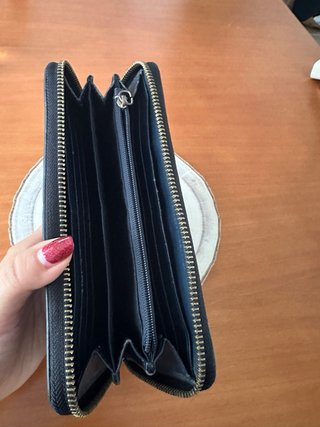 Cartera Tommy Hilfiger Negra Cremallera
