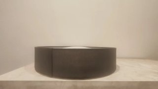Lámpara LED Techo Tela Gris/Blanca