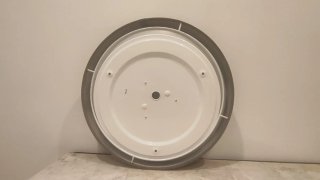 Lámpara LED Techo Tela Gris/Blanca
