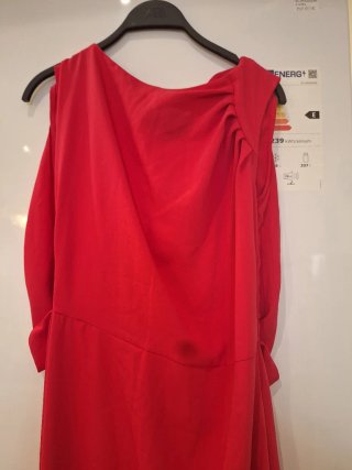 Vestido largo fiesta Juanjo Oliva rojo