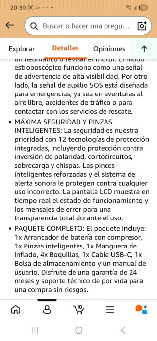Arrancador y Compresor AIMAPOW A30 nuevo precintad