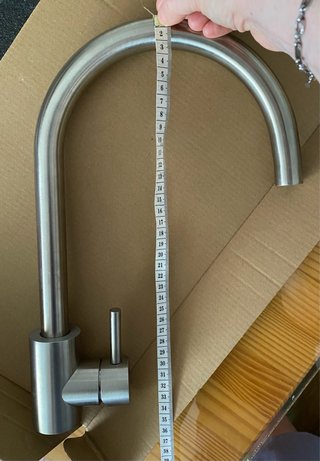 Grifo Cocina SUS304 Acero Inoxidable monomando
