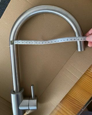 Grifo Cocina SUS304 Acero Inoxidable monomando