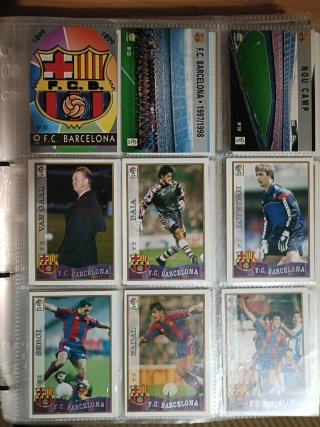 Álbum Cromos Fútbol Liga 97-98.