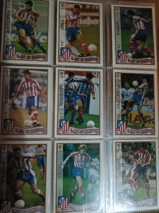 Álbum Cromos Fútbol Liga 97-98.