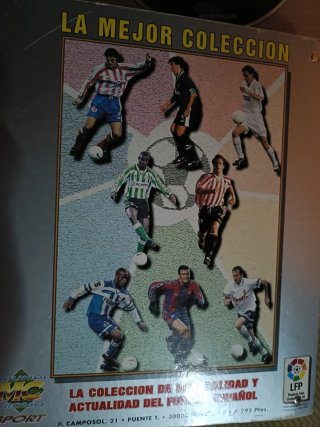 Álbum Cromos Fútbol Liga 97-98.