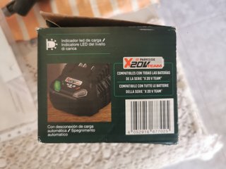 Cargador Parkside 20V 4.5A
