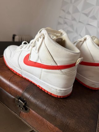 Nike Air Force 1 Mid Blancas Rojas