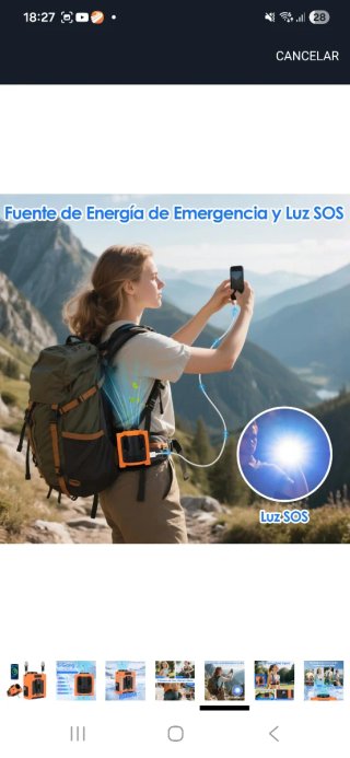 Ventilador de cintura portátil nuevo precintado