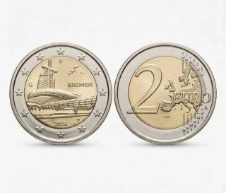 MONEDA CONMEMORATIVA 2€ ALEMANIA 2026.  BREMEN