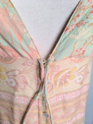 Vestido midi romántico floral