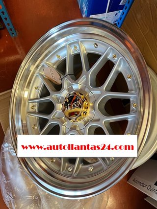 Llanta nueva bbs haxer con garganta 18x10 r674512