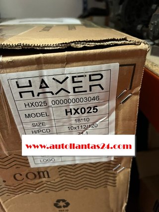 Llanta nueva bbs haxer con garganta 18x10 r674512