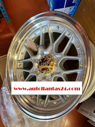 Llanta nueva bbs haxer con garganta 18x10 r674512