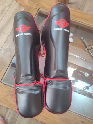 Espinilleras Muay Thai/Kick Boxing Talla XL