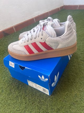 Adidas Samba XLG Zapatillas Gris/Rojo