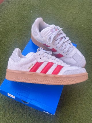 Adidas Samba XLG Zapatillas Gris/Rojo