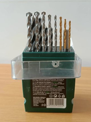 Juego 43 piezas brocas y puntas