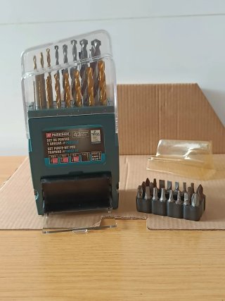 Juego 43 piezas brocas y puntas