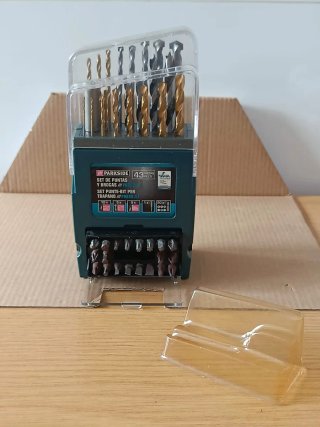 Juego 43 piezas brocas y puntas