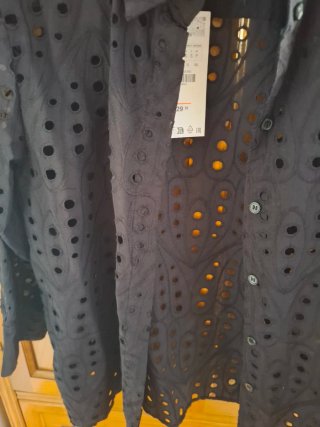 Camisa Zara calada negra