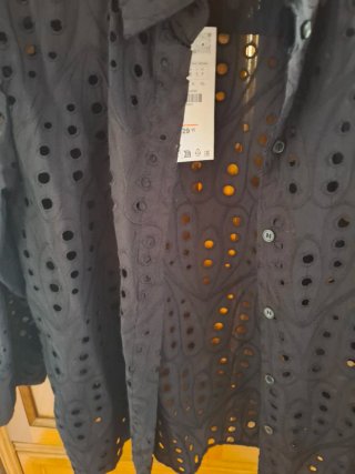 Camisa Zara calada negra