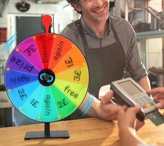 Ruleta giratoria de colores personalizable