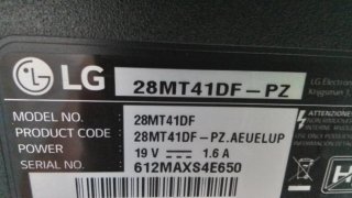 Tv 28"lg impoluto ascao